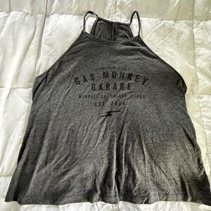 Gas Monkey Garage Women's Charcoal Tank Top